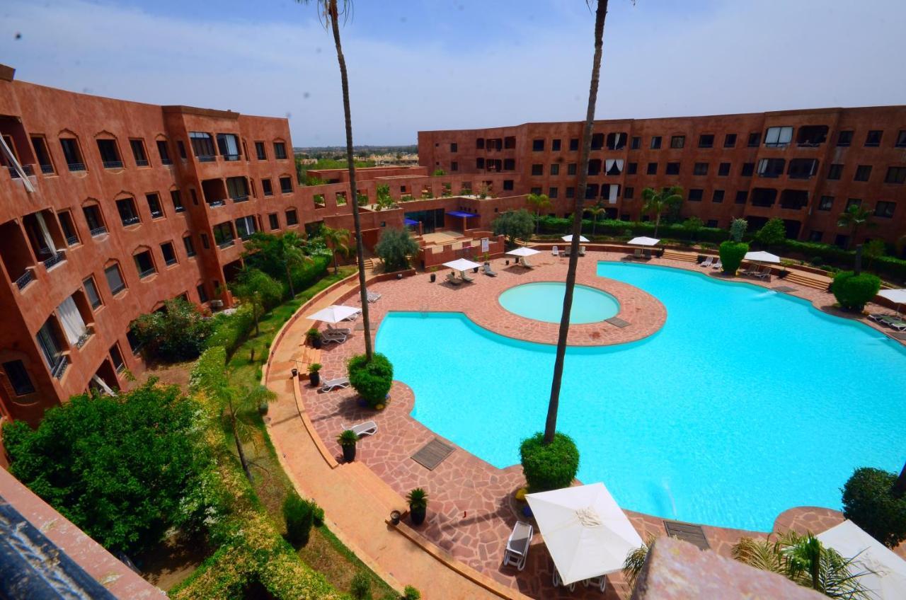 Appart Vue Piscine Et Montagne Marrakech Lägenhet Marrakesh Exteriör bild