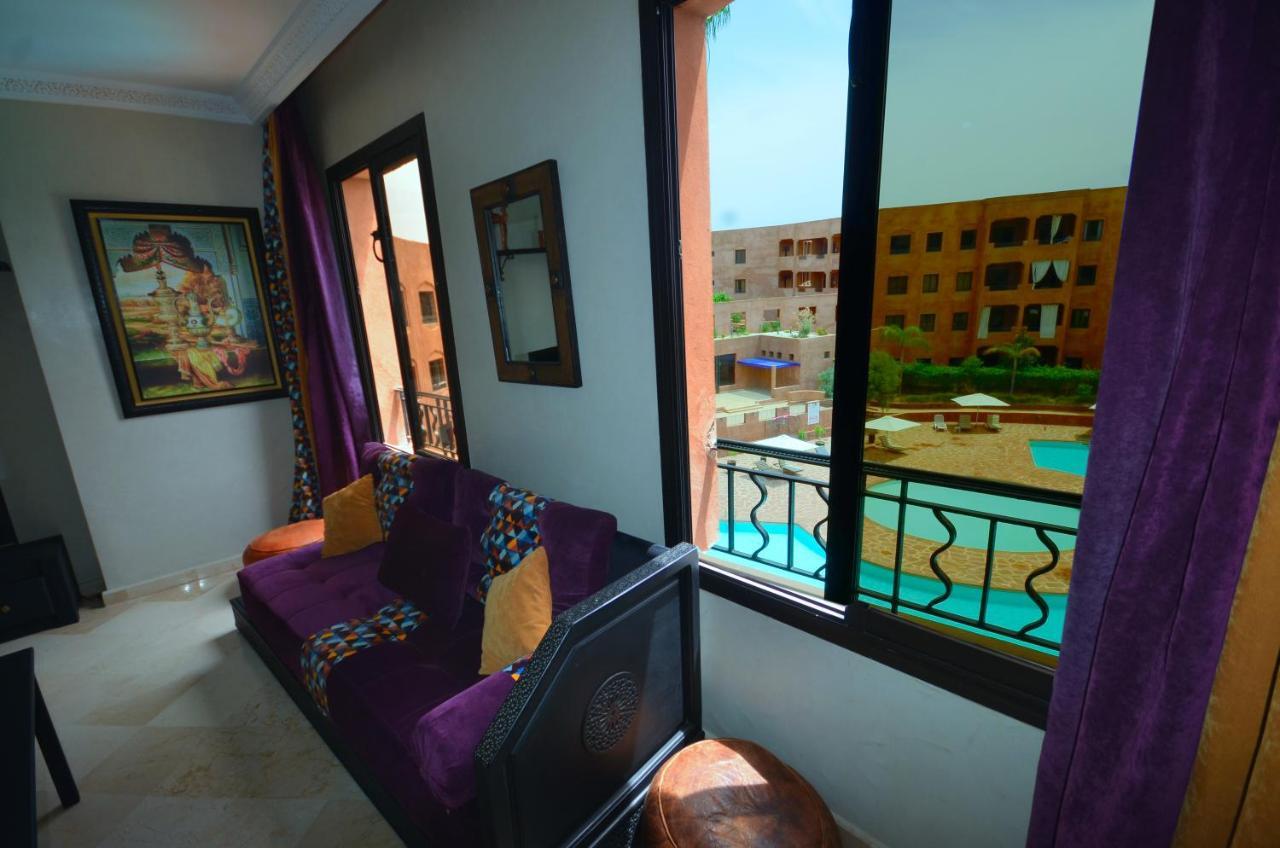 Appart Vue Piscine Et Montagne Marrakech Lägenhet Marrakesh Exteriör bild